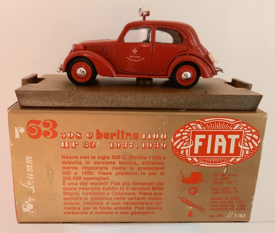 Fiat 508 C Berlina 1100 (HP 32) (1937 - 1939) (Serie Oro) (Fire Men)